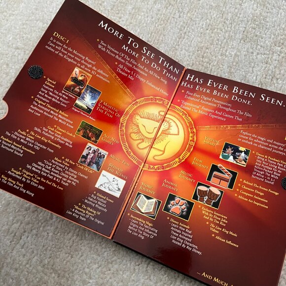 3 for $6 The Lion King Platinum Edition 2 Disc DVD Special Edition - Picture 5 of 10